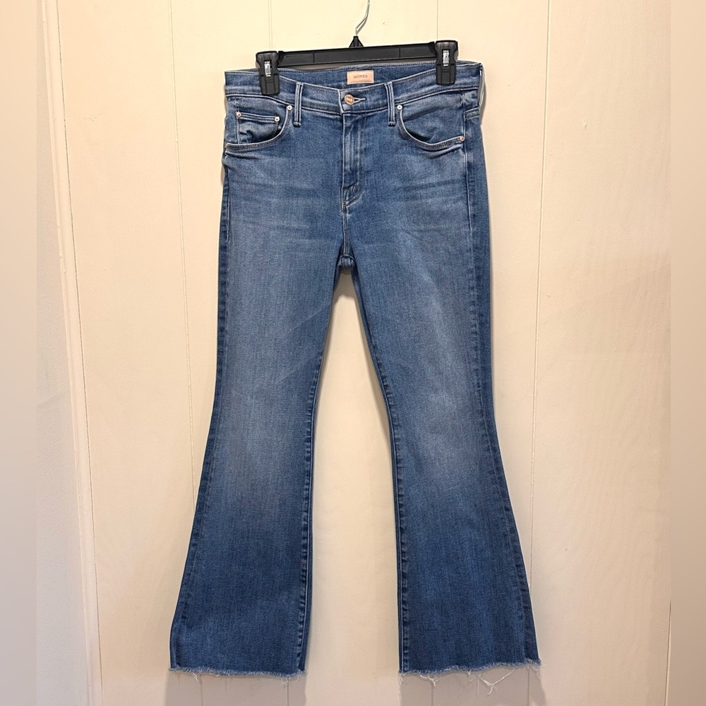 MOTHER Light Blue Weekender Jeans